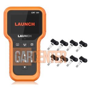 8 Bilgisayarlı CRT511 Bağımsız Teşhis ve TPMS Aracını Başlatın TPMS Sensör Metal LTR-03 RF'yi Başlatın