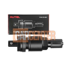 Autel CV-001 MX 1-Sensörlü Pres-IN Evrensel TPMS Sensörleri için Siyah Metal Presleme Valf Gövdesi