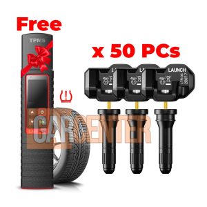 50 Adet TPMS sensörü Kauçuk Sensör + Ücretsiz TSGUN